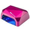 LAMPA DIAMOND 2w1 UV LED+CCFL 36W TIMER + SENSOR PINK